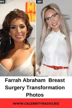 Farrah Abraham breast surgery transformation photos