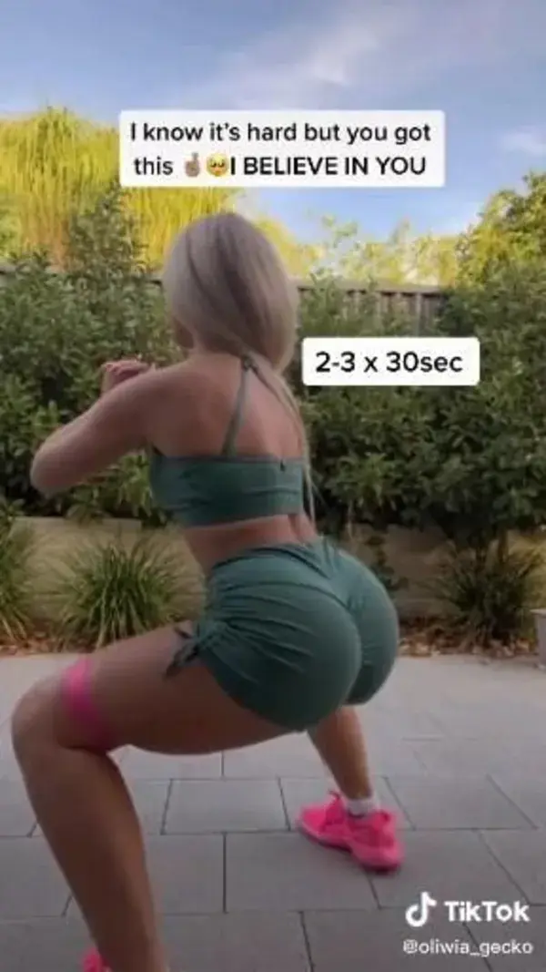 Build bigger and rounder glutes with this lower body workout at home with resistance bands