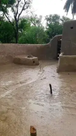 Rain In Village Of Punjab Pakistan