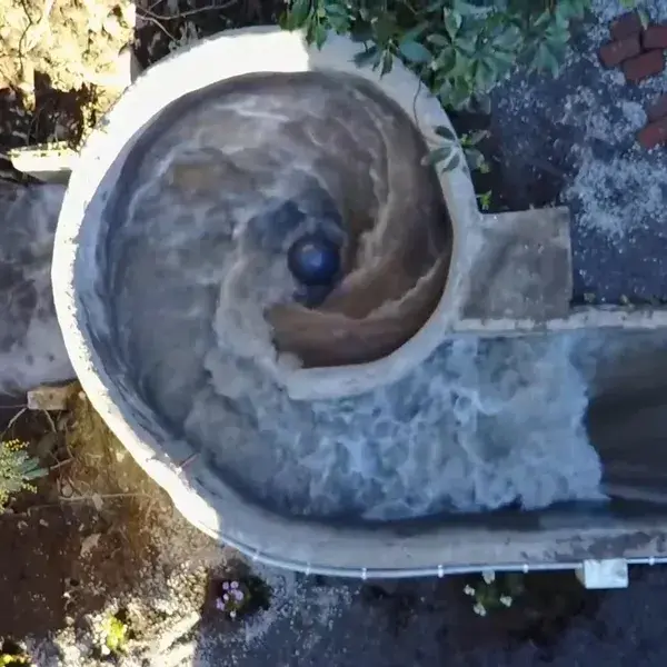 Esta turbina crea electricidad con agua