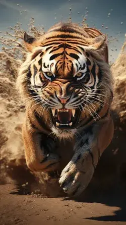 Ai generated tiger wallpaper