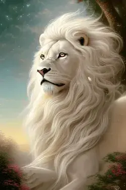 White Lion Unique Wallpaper - Mobile Ultra 4K HD Wallpaper