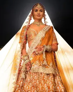 Wedding dress- Alia Bhatt from Rocky aur Rani ki Prem Kahani