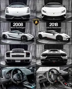 2008 Gallardo vs. 2018 Huracan