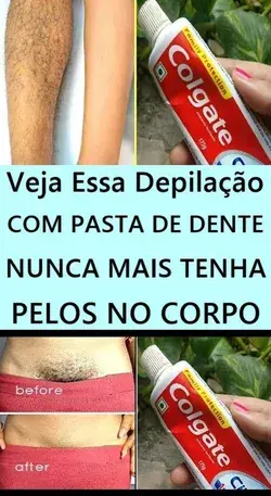 Elimine Pelos Indesejados do Corpo Usando Pasta de Dente e Tomate