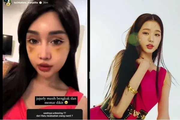 Unboxing Wajah, Lucinta Luna Dibilang Mirip Idol Korea Wonyoung