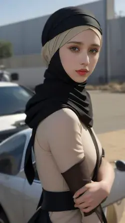 Best cute ai hijab girl queen ❤️