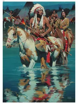 Ceaco - Native Americans - After The Council - 1000 Piece Jigsaw Puzzle