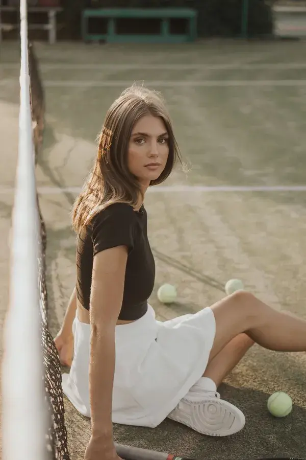 Summer Tennis Portrait Photoshoot