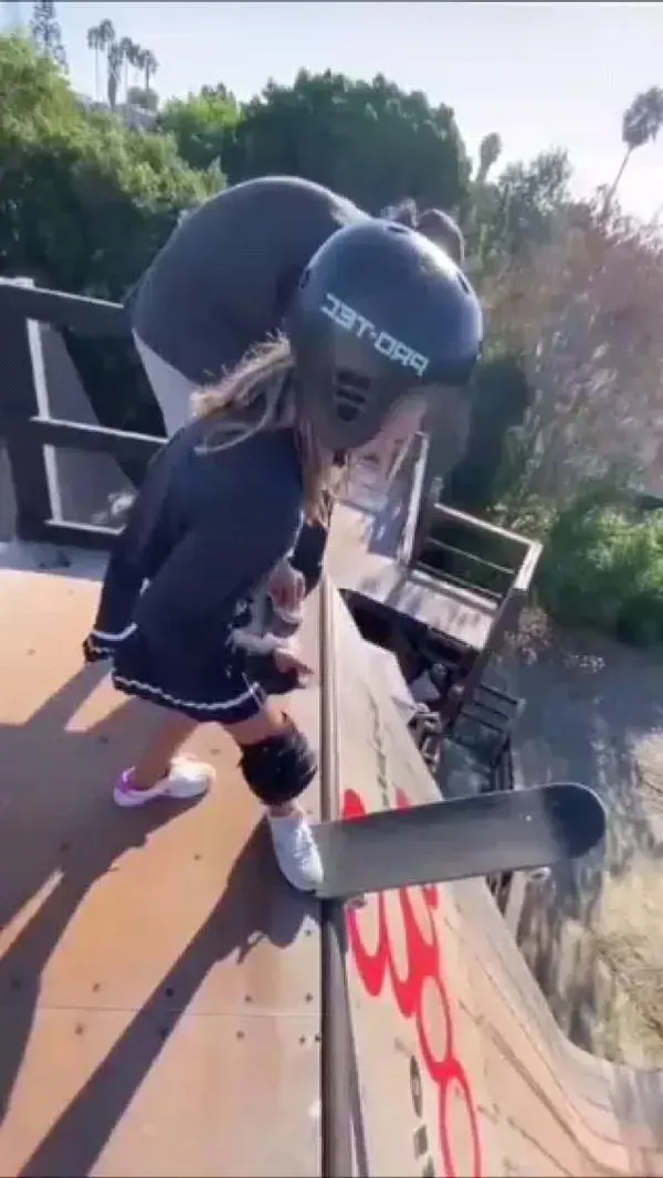 young amazing skater
