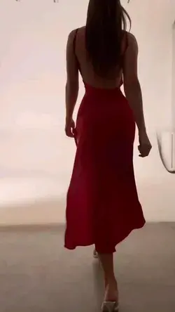 Red Dress Vibes Looks Classy