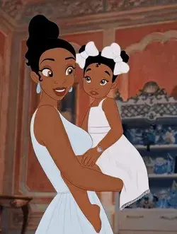 Tiana and baby