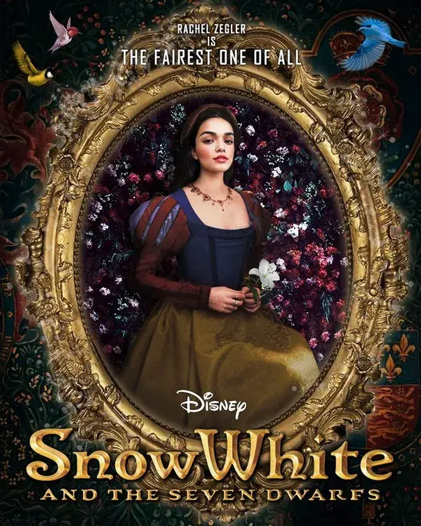 Rachel Zegler as Snow White, edit by Fulvio Ruggiero