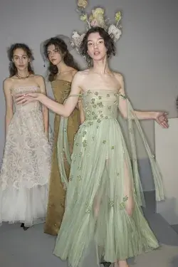 Dior Backstage Looks: Tulle Dresses | Clothia