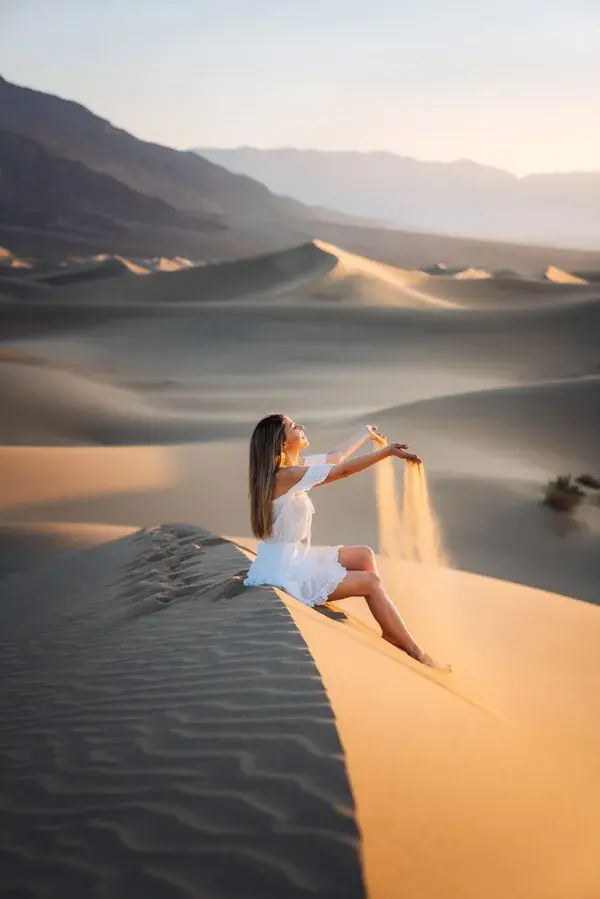 Exploring Mesquite Flat Sand Dunes in Death Valley National Park