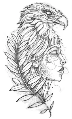 Coloring book page illustration