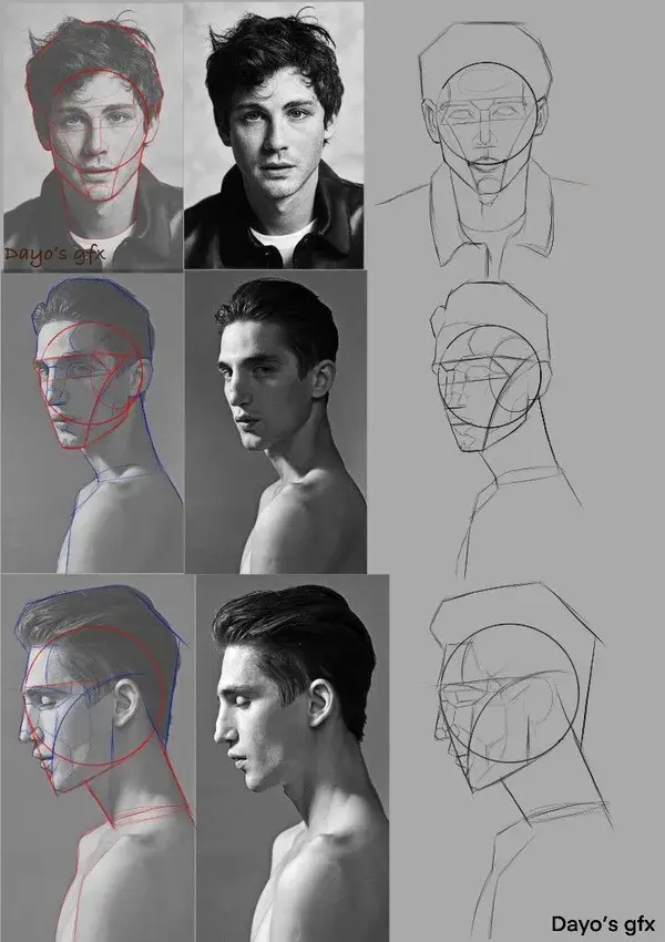 Portrait Drawing Tips by Dayo's Gfx