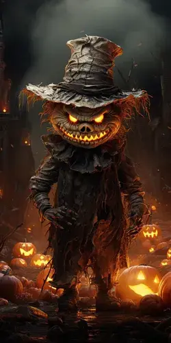 Evil jack-o-lantern