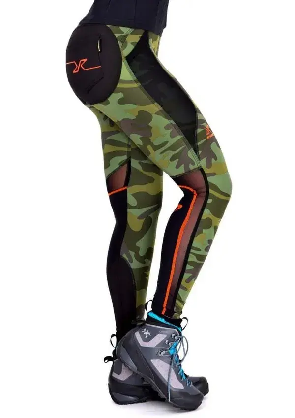 Outdoor Tights Women's, Green camo