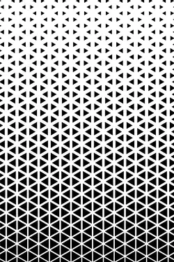 Triangle Halftone Geometric Pattern Design