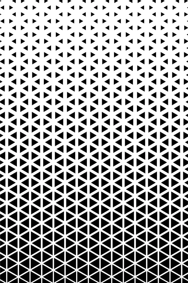 Triangle Halftone Geometric Pattern Design