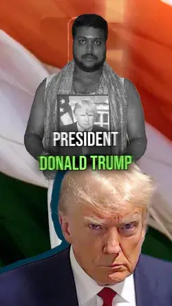 😶The Man In India Who Worships Donald Trump As A GOD