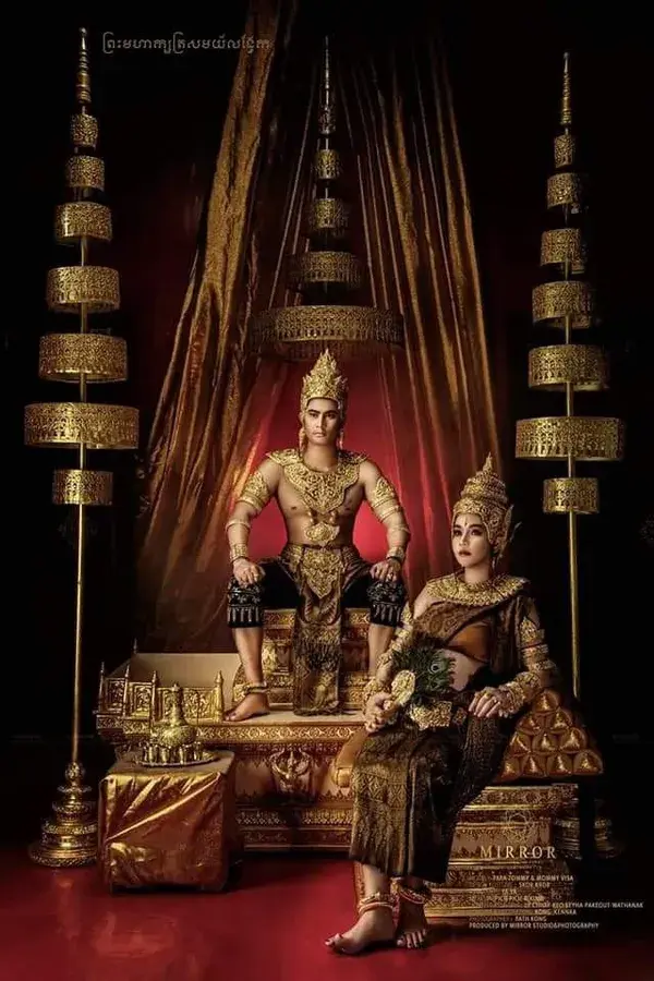 🇰🇭 Amazing Cambodia 🇰🇭 Cambodia ancient costumes of Royal family in Lung Vek kingdom 🇰🇭