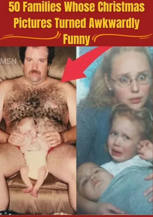 50 Families Whose Christmas Pictures Turned Awkwardly Funny