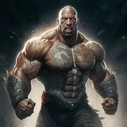 The Rock Marvel Hulk Version