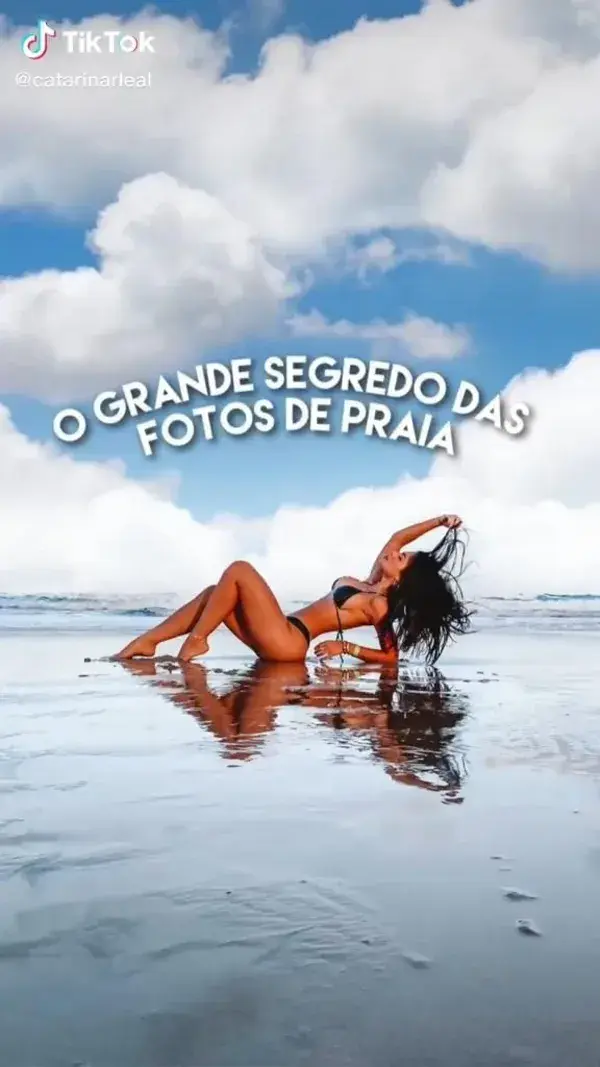 Foto na praia