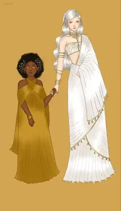 Daenerys and Missandei by fkadaenerys