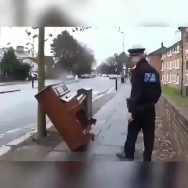 Finding a piano on the side of a road