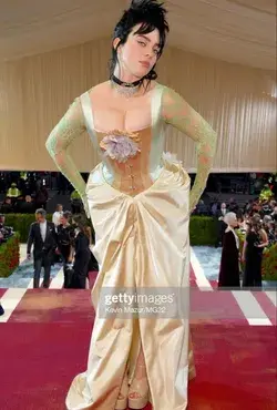 Billie Eilish looking stunning at the Met Gala 2022.