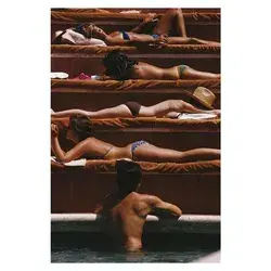 Eye of the Beholder 1974 by Slim Aarons Framed C-Print