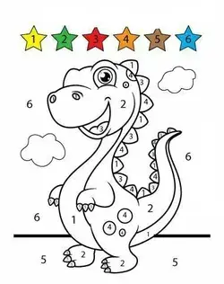 unique coloring book page and book illustration for kids
