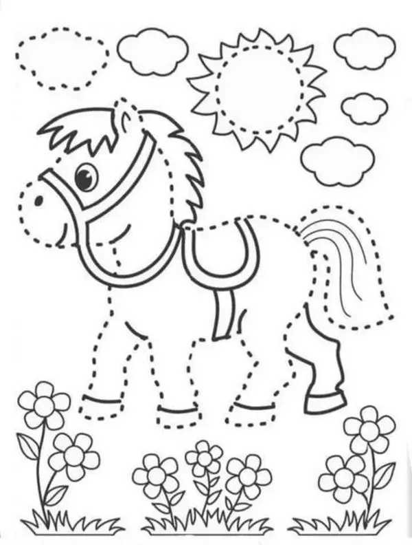 funny coloring page for kids