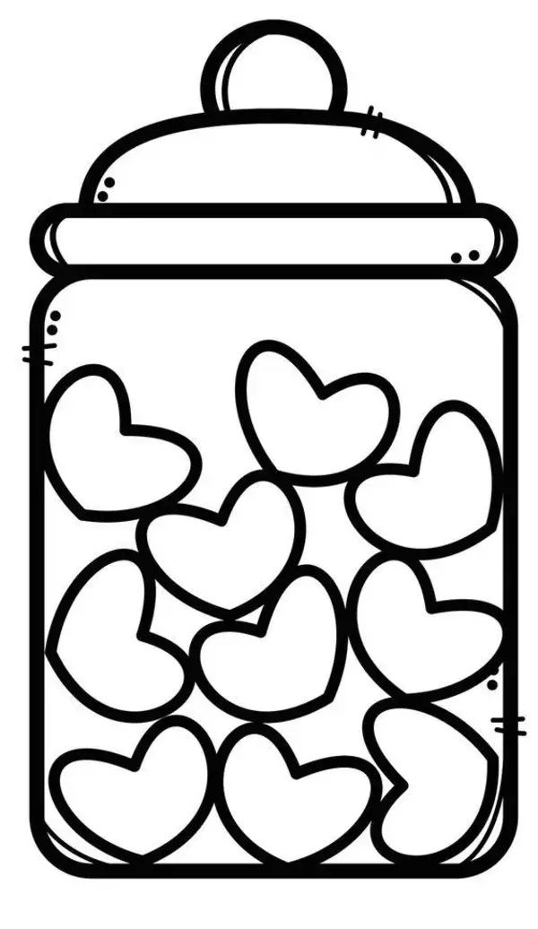 Valentine Coloring Page