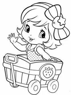 Baby coloring page