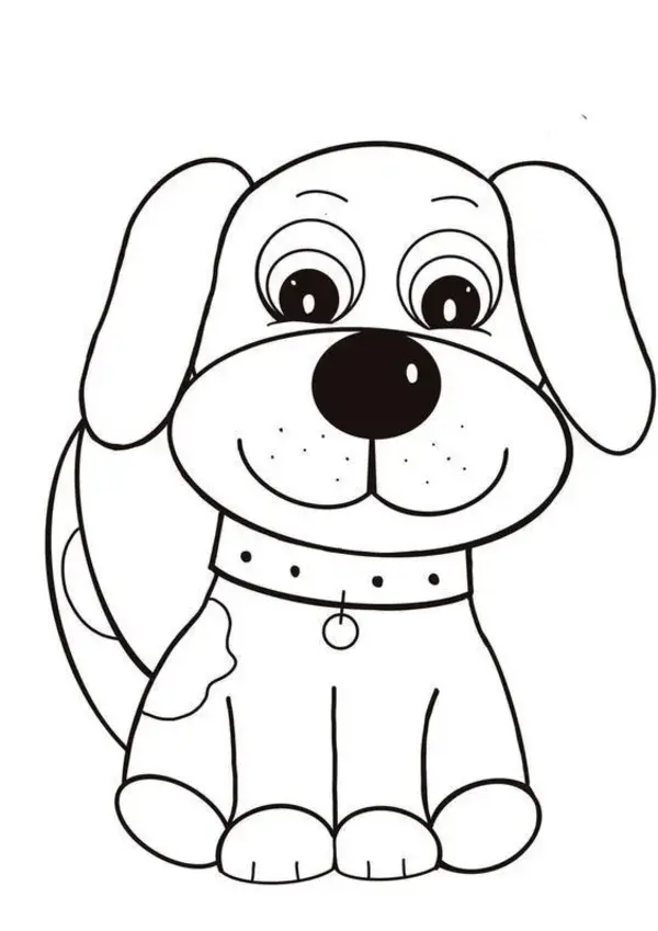 dog line art