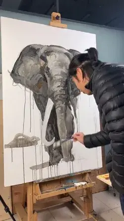 Wilderness elephant