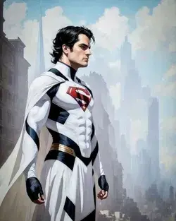 white super man