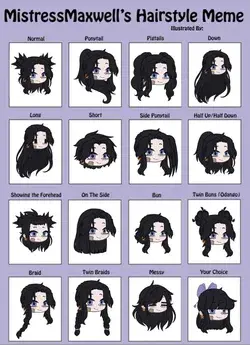 Hairstyle meme | ft: my oc | gacha club