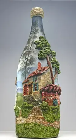 ,bottle craft ,wine glass painting ,wine glass decoration ideas ,wine glass decoration ,glass decora