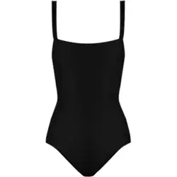 Skinny Black One-piece Swimsuit XL-Black