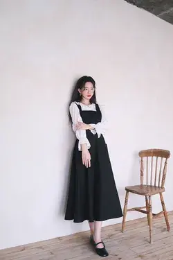Fancy and stylish dress korean style clothes girl