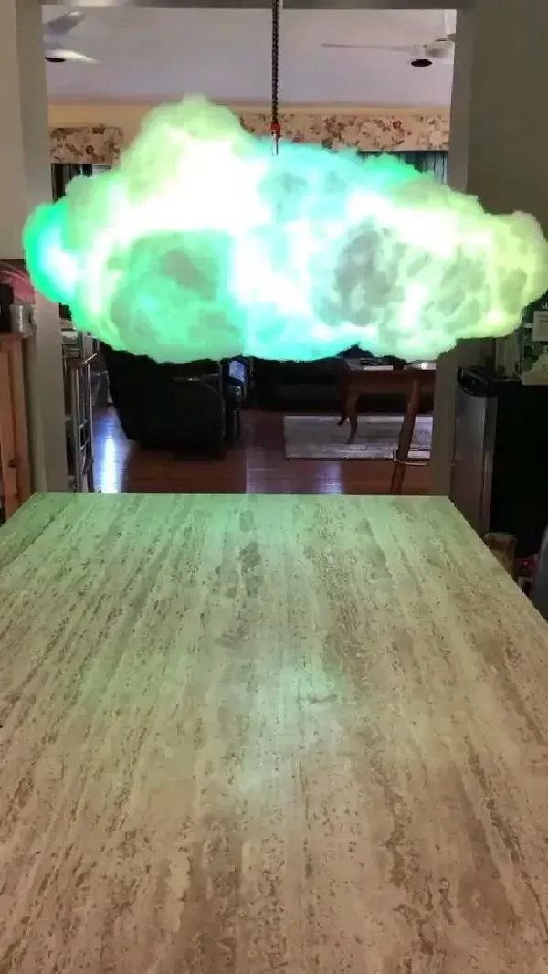 DIY cloud lamp