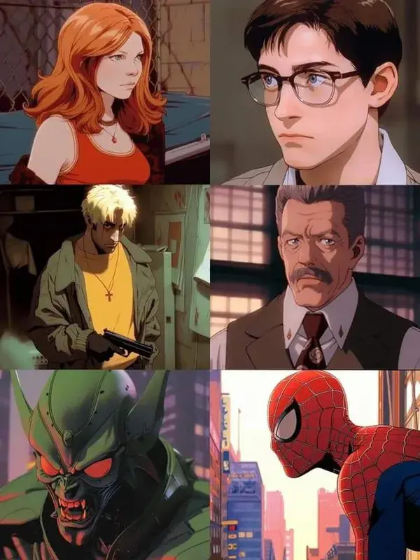 3D Anime Spider-Man