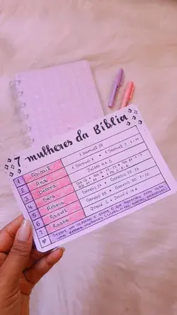 Desafio de Estudo: As Mulheres da Bíblia 🤍✨