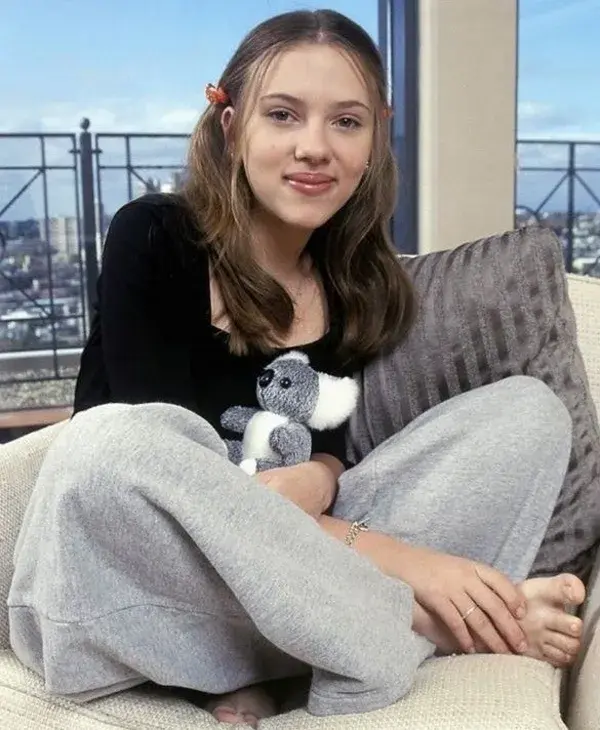 Scarlett Johansson as a girl.