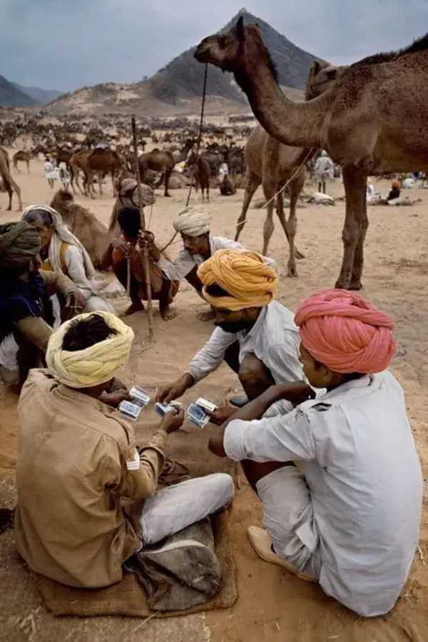 Pushkar town in India